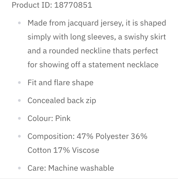 Jaquard A-line Short Dress - Picture 5 of 8